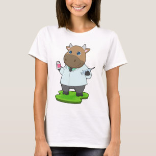Camiseta Medicina Médica de Vaca