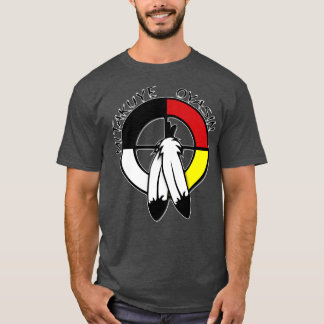 Camiseta Medicina Nativa Americana Wheel mitakuye oyasin