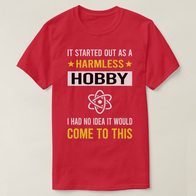 Camiseta Medicina Nuclear Hobby Sem Danos (Frente do Design)