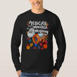 Camiseta Medicina Para Felicidade Em Gummies De Gato De Açã