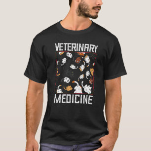 Camiseta Medicina Veterinária Fofa Estudante de Veterinária