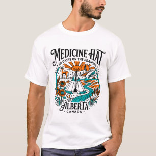 Camiseta Medicine Hat Alberta Um Oásis Nas Pradarias