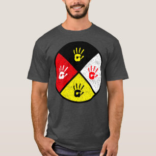 Camiseta medicine wheel Red Hand