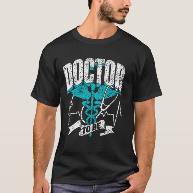 Camiseta Médico A Ser Medicina Escolar Medicina Estudo Médi (Frente)