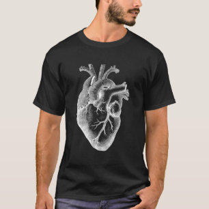 Camiseta Médico Anatômico do Coração Humano Presente Coraçã