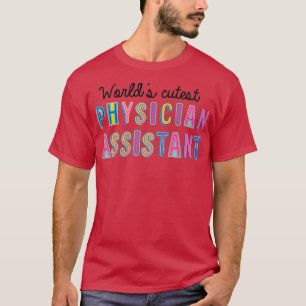 Camiseta Médico Assistente de Médico Oferece Mundos Mais Bo