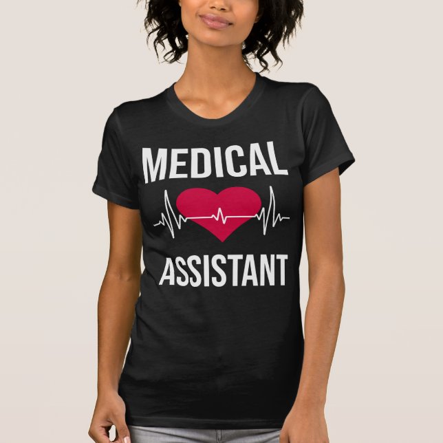Camiseta Médico Assistente do Coração Enfermando o Hospital (Frente)