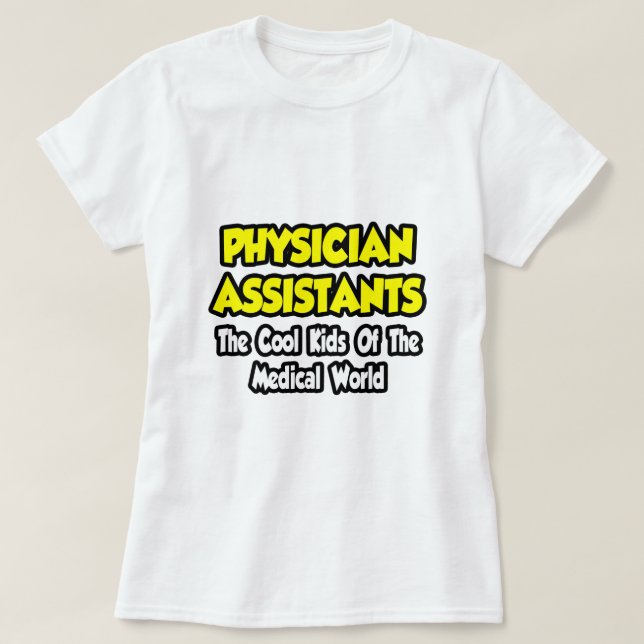 Camiseta Médico Assts.. Legal Crianças do Mundo Med (Frente do Design)