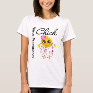 Camiseta Médico da enfermeira do pintinho da carreira dos