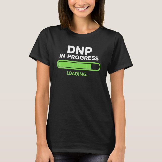 Camiseta Médico Da Prática De Enfermagem Em Andamento (Frente)