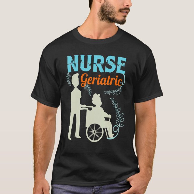 Camiseta Médico de Enfermeiro Geriátrico (Frente)