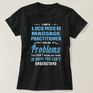 Camiseta Médico de Massagens Licenciado