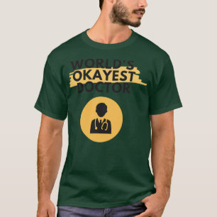 Camiseta médico de saúde do mundo 1
