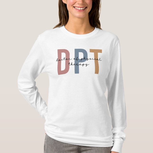 Camiseta Médico de Terapêutica Física de DPT (Frente)