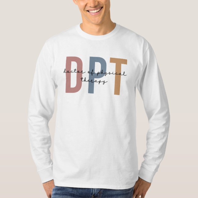 Camiseta Médico de Terapêutica Física de DPT (Frente)