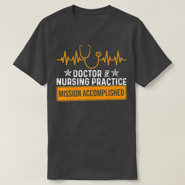 Camiseta Médico DNP de Prática de Enfermagem Completa Enfer (Frente do Design)