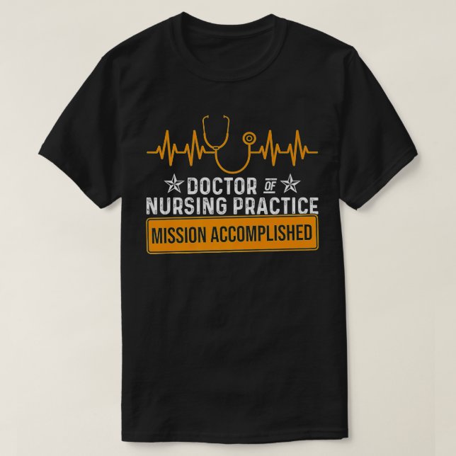 Camiseta Médico DNP de Prática de Enfermagem Completa Enfer (Frente do Design)