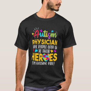 Camiseta Médico do Autismo Pessoas Procuram Seus Heróis Rai