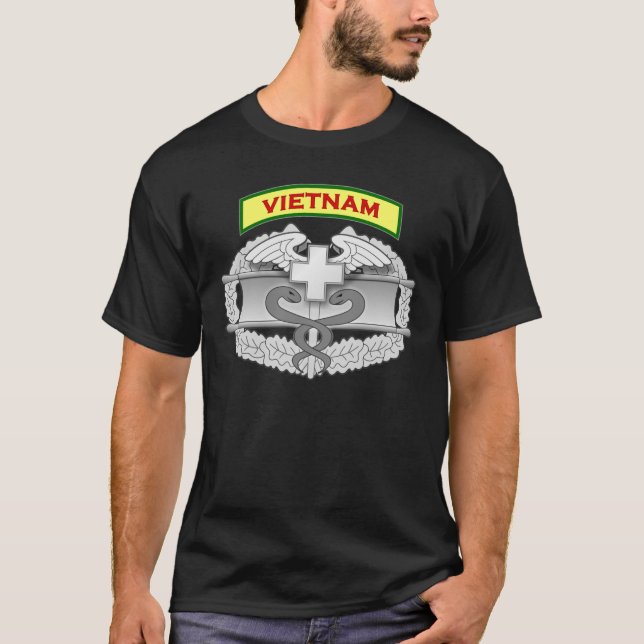 Camiseta Médico do combate - veterano de Vietnam (Frente)