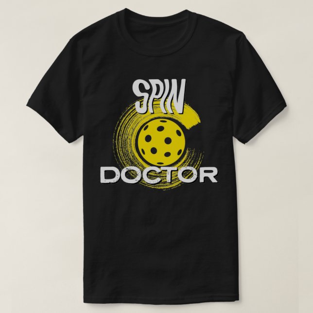 Camiseta Médico do Spin do Pickleball (Frente do Design)