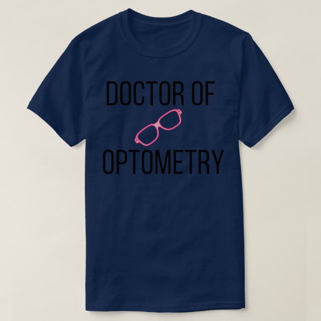 Camiseta Médico dos Óculos de Optometria 4 (Frente do Design)