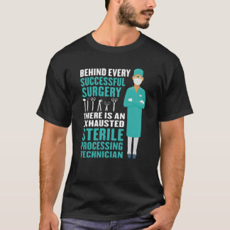 Camiseta Médico Esgotado pelo Técnico de Processamento Esté