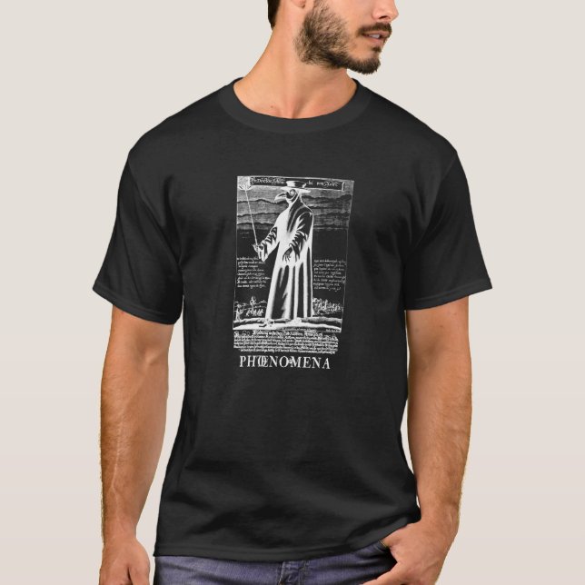 Camiseta Médico Europeu Gótico na Peste Medieval P (Frente)