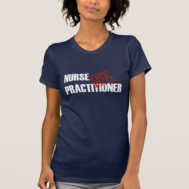 CAMISETA MÉDICO FORA DE SERVIÇO DA ENFERMEIRA (Frente)