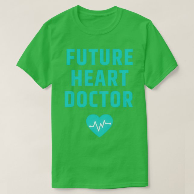 Camiseta Médico Futuro do Coração 2 (Frente do Design)