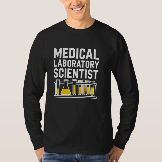 Camiseta Médico Laboratório Científico, Laboratório Técnico (Frente)