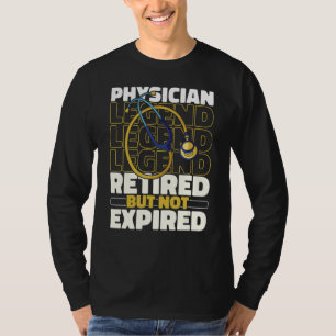 Camiseta Médico médico aposentado médico médico médico apos