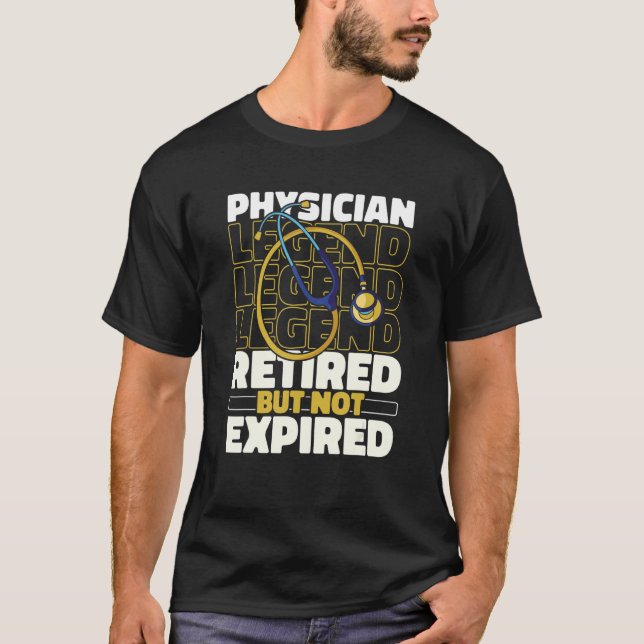Camiseta Médico médico aposentado médico médico médico apos (Frente)