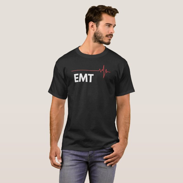 Camiseta médico médico de emergência me emt health (Frente Completa)