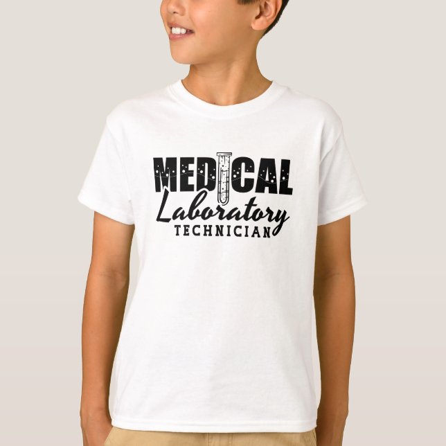 Camiseta Médico Médico Laboratório Médico Técnico do Labora (Frente)
