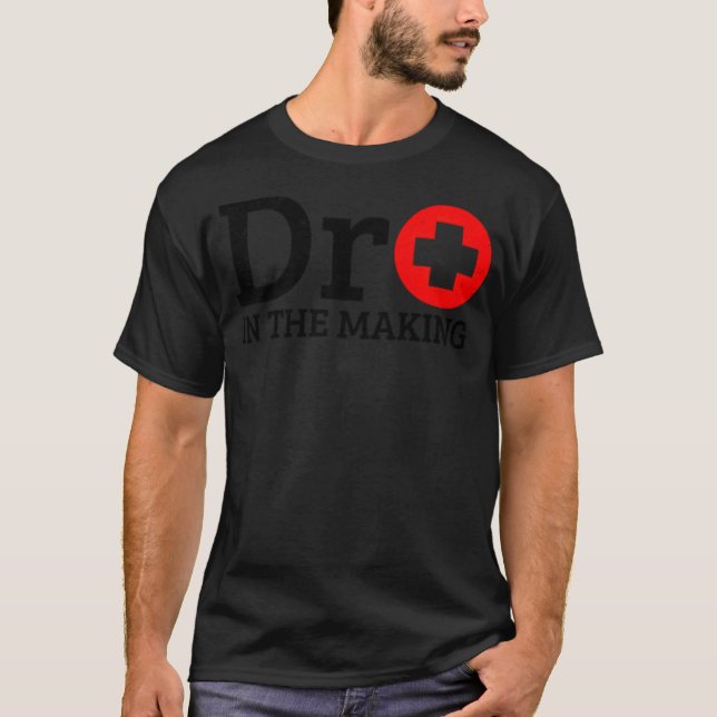 Camiseta Médico No Futuro Fazer Doutor Engraçada Ideia De P (Frente)