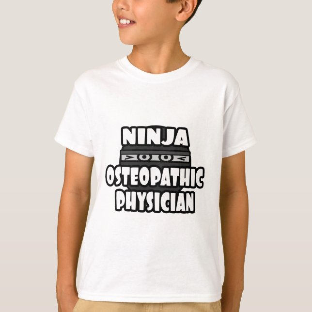 Camiseta Médico Osteopático Ninja (Frente)