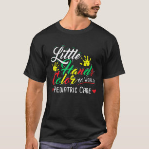 Camiseta Médico Pequenas Mãos Colorem Meu Mundo - Frases de