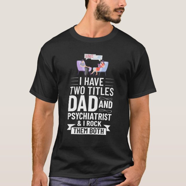 Camiseta Médico Psiquiatra Psiquiatria Saúde Mental (Frente)