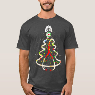 Camiseta Médico Respiratório Natal Feliz Natal
