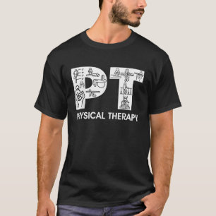 Camiseta Médico Terapêutico Físico PTA Presente PT Físico