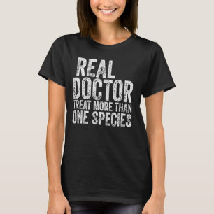 Camiseta Médico Veterinário Real Tratar Mais De Um Especi