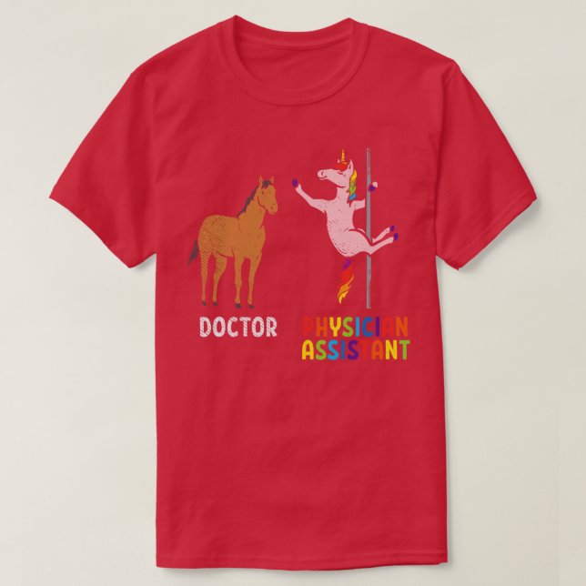 Camiseta Médico vs Assistente Médico (Frente do Design)