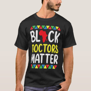 Camiseta Médicos Negros Matam o Orgulho Médico da História
