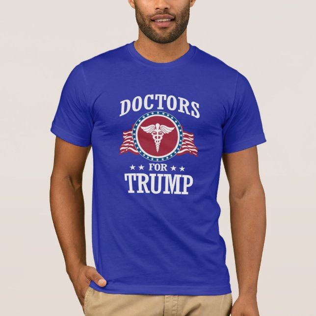 CAMISETA MÉDICOS PARA TRUMP (Frente)