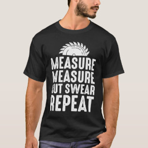Camiseta Medida Cortar Repetição de Sugestões para Carpinte