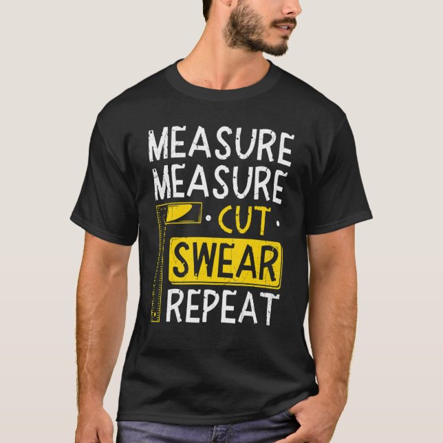Camiseta Medida de Cotação Lumberjack Medida Cortar Repetiç (Frente)
