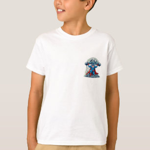 Camiseta Medida de força" ou "Levante pesado, Sonhe grande.
