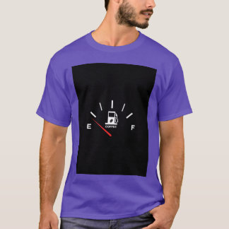 Camiseta MEDIDOR DE COMBUSTÍVEL CAFÉ engraçado