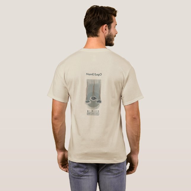 camiseta medidor de controle de chuva objet_2_rain (Parte Traseira Completa)