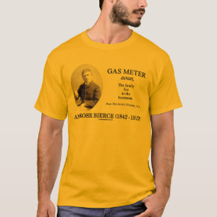 Camiseta Medidor de gás (Ambrose Bierce o dicionário do